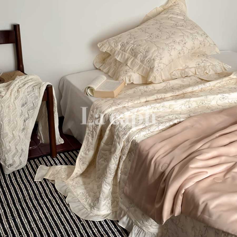 elegant patterned mattress & pillow sheets (3colors)