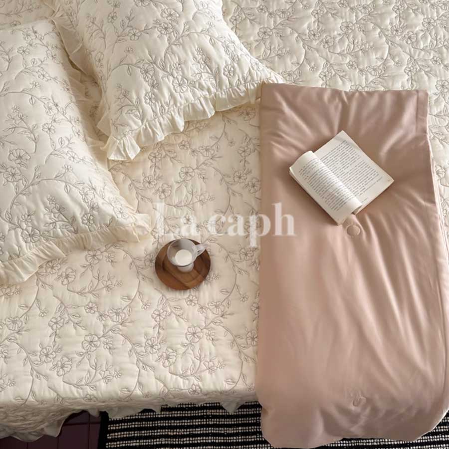 elegant patterned mattress & pillow sheets (3colors)