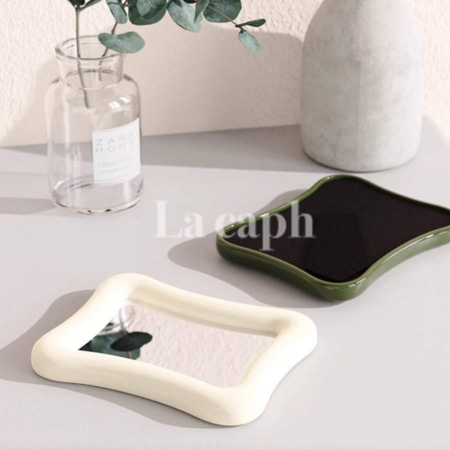 wavy frame mirror (7colors)