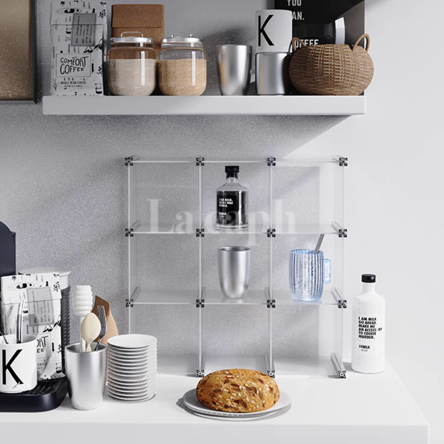 acrylic drid shelf (3size/3colors)