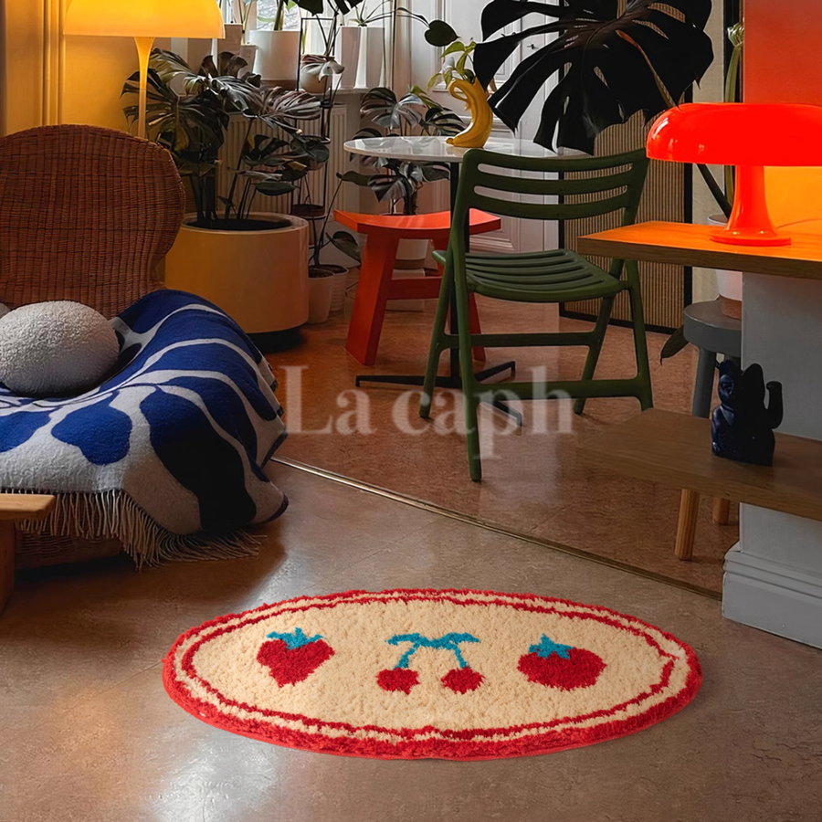 fruity tufted rug