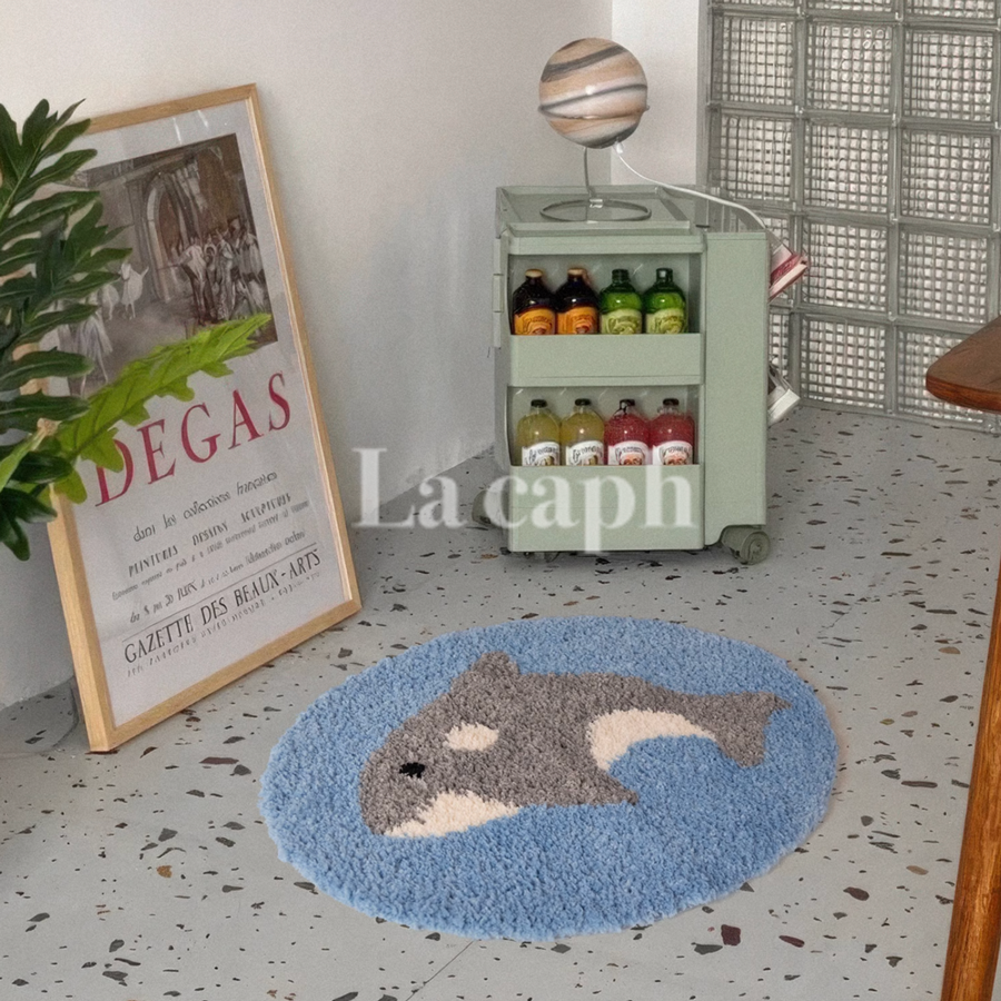 oval animal rug (3designs)