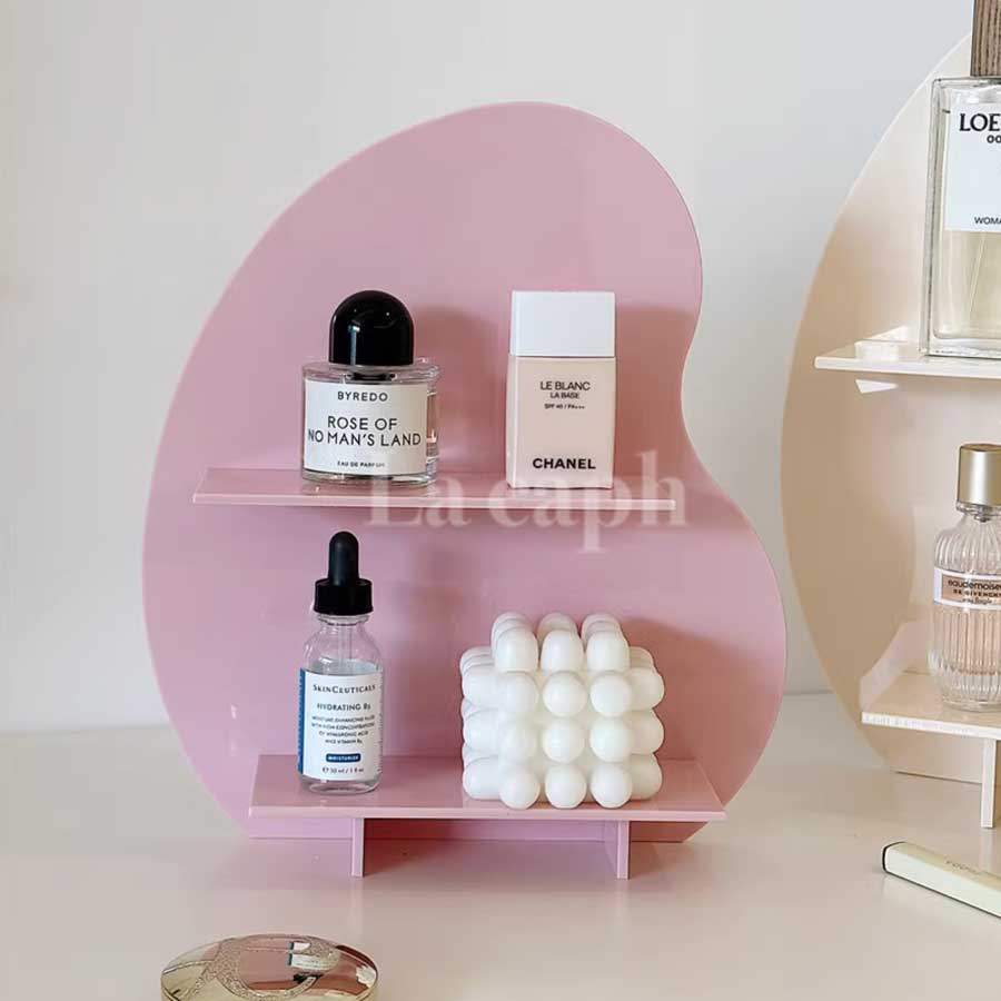 wave shape cosmetic shelf (2colors)