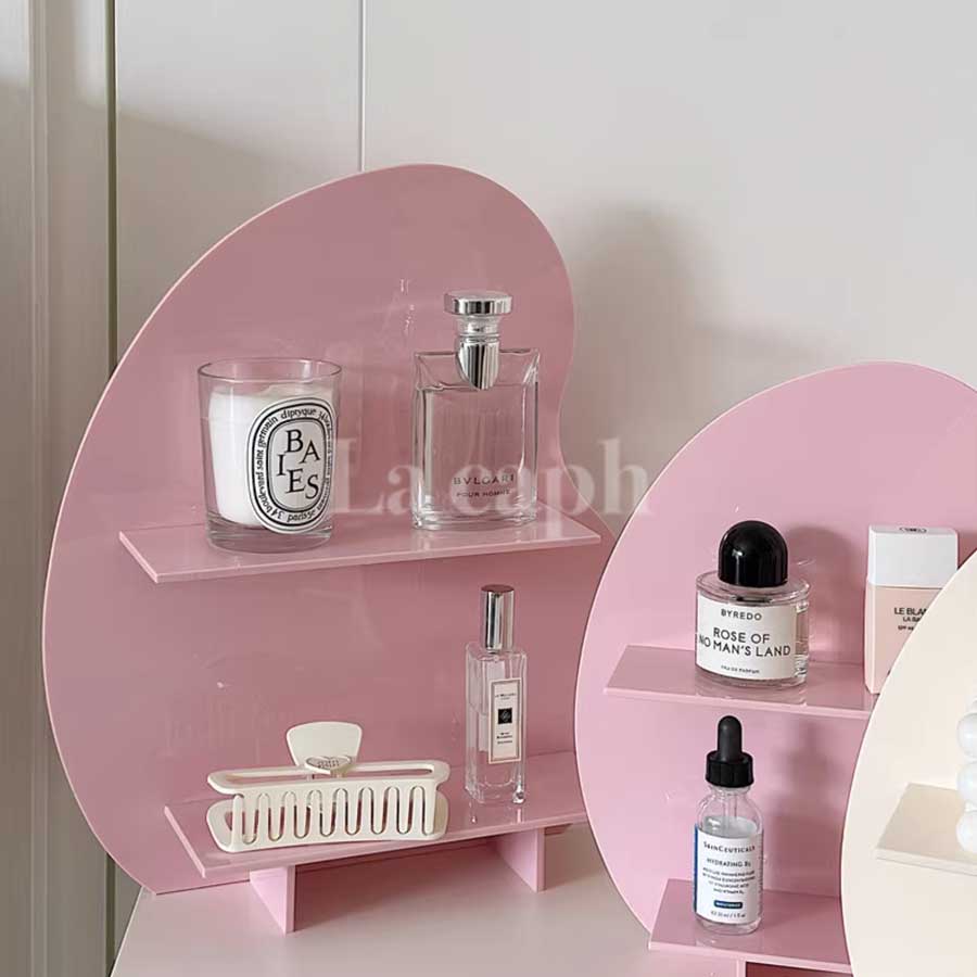 wave shape cosmetic shelf (2colors)