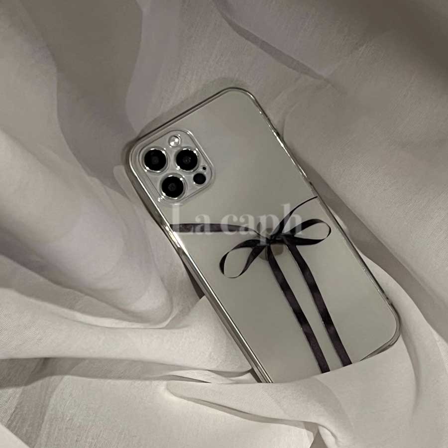 minimalist ribbon iPhone case