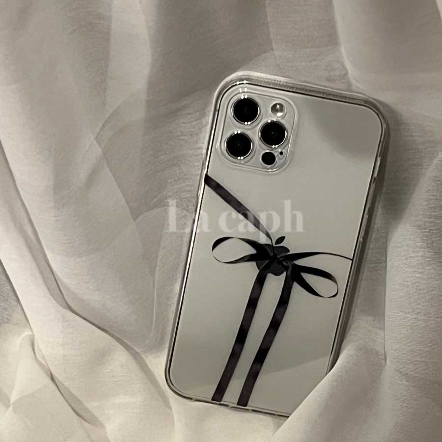 minimalist ribbon iPhone case
