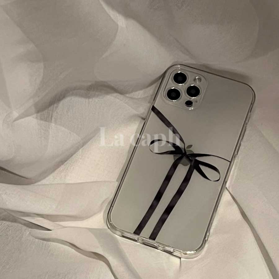 minimalist ribbon iPhone case