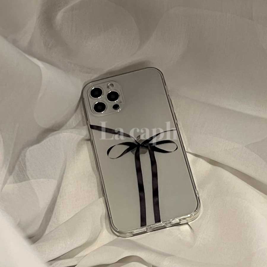 minimalist ribbon iPhone case