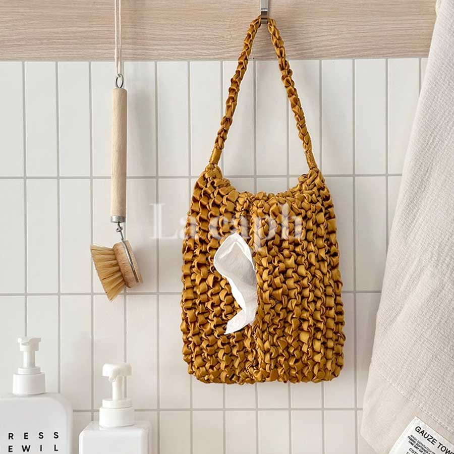 textured knit tissue case (3colors)