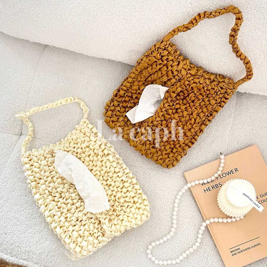 textured knit tissue case (3colors)