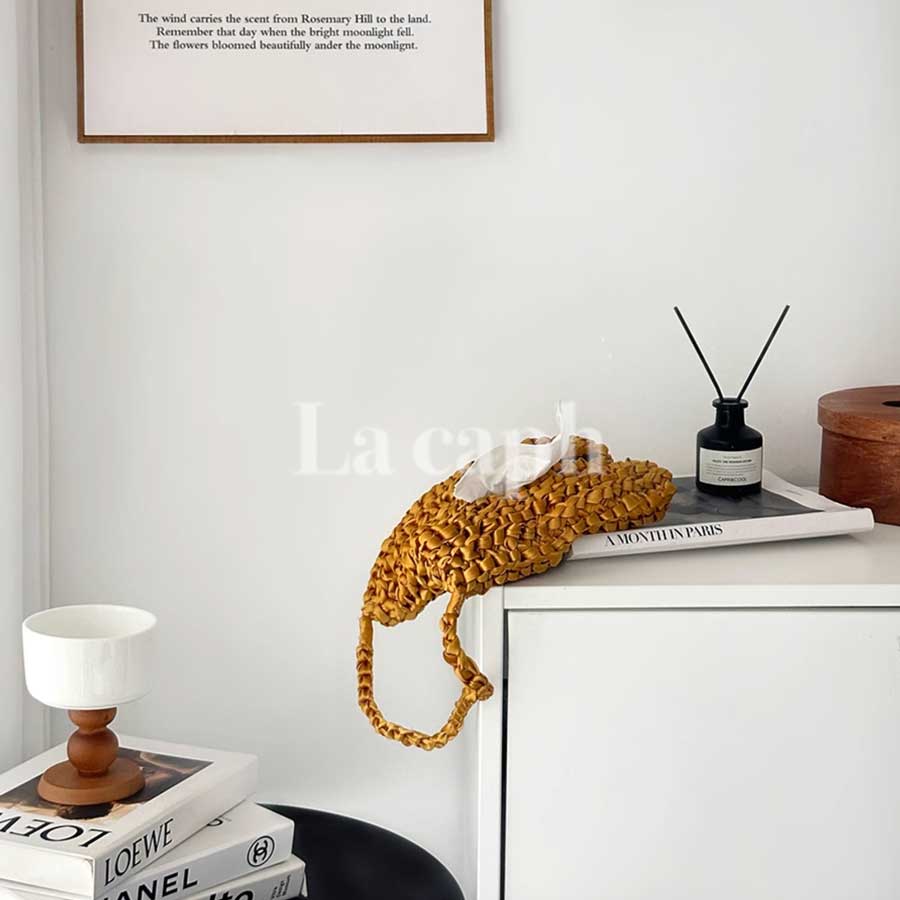 textured knit tissue case (3colors)