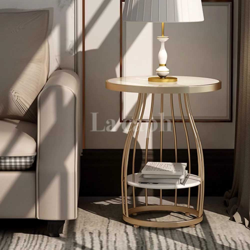 metal frame accent table (2colors)