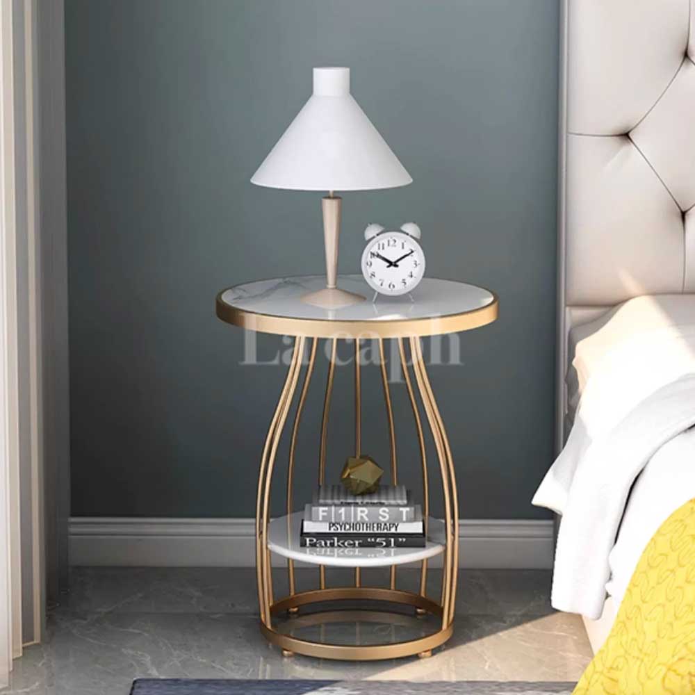 metal frame accent table (2colors)
