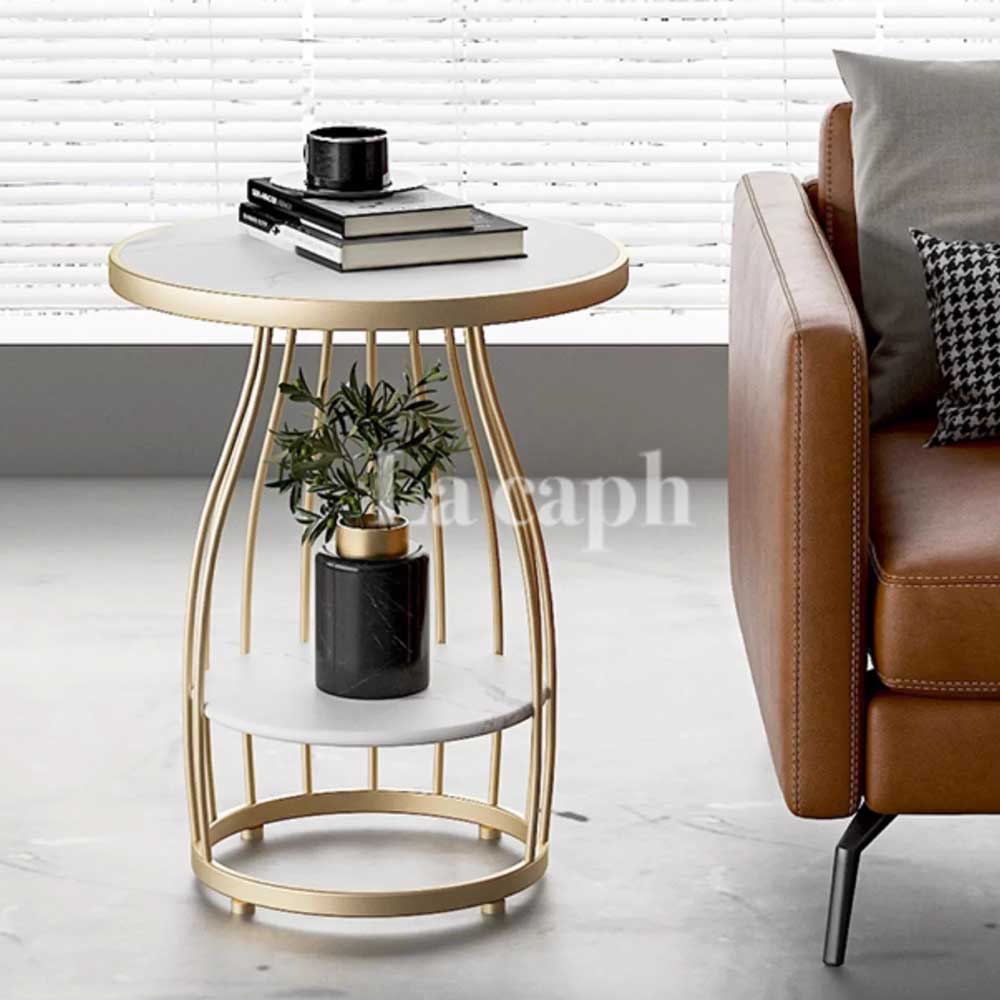 metal frame accent table (2colors)