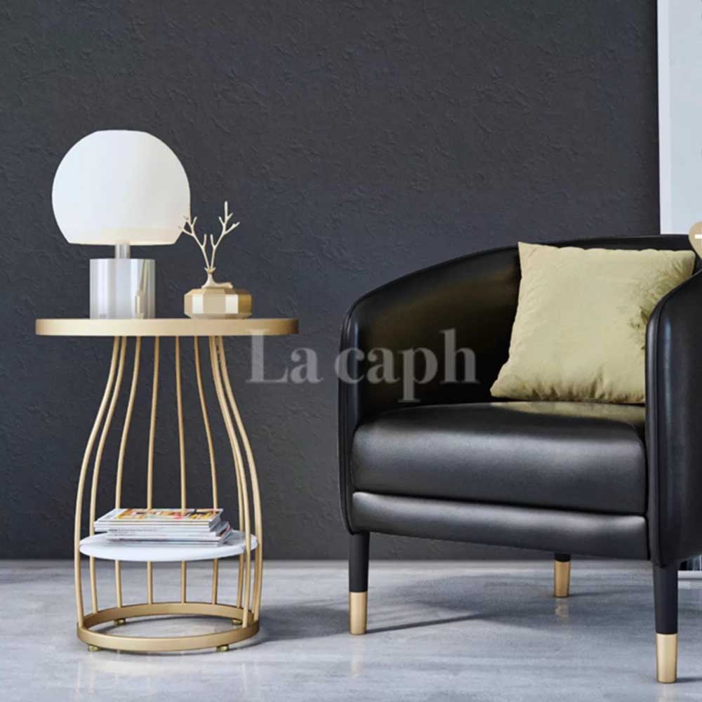 metal frame accent table (2colors)