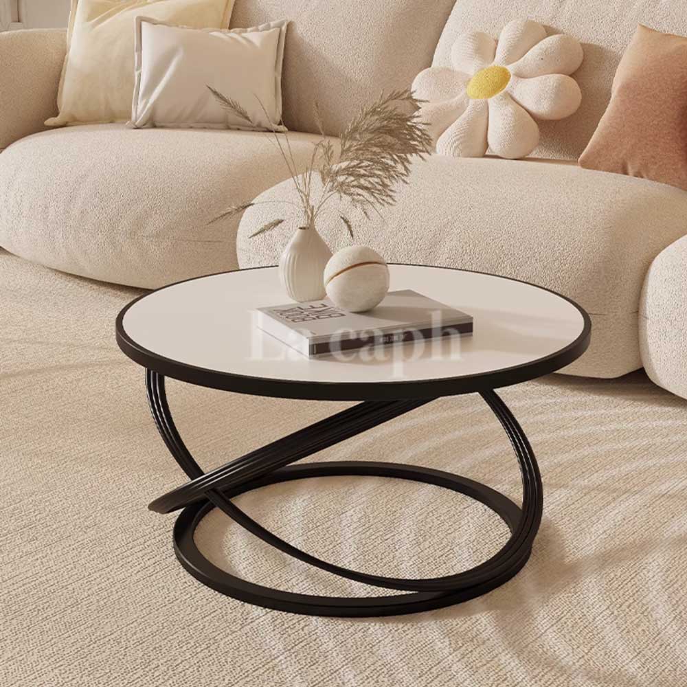 contemporary circular accent table (3colors)