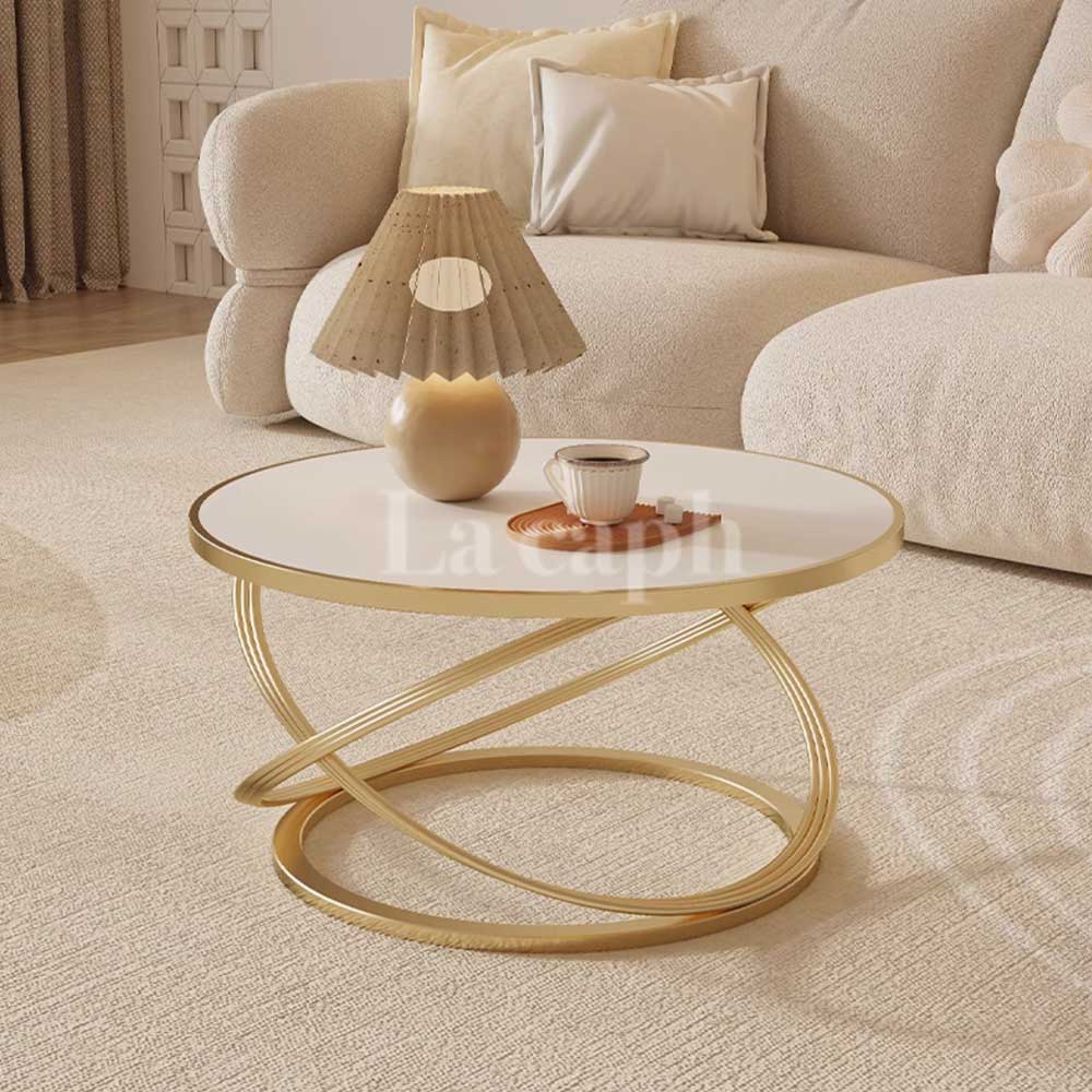 contemporary circular accent table (3colors)