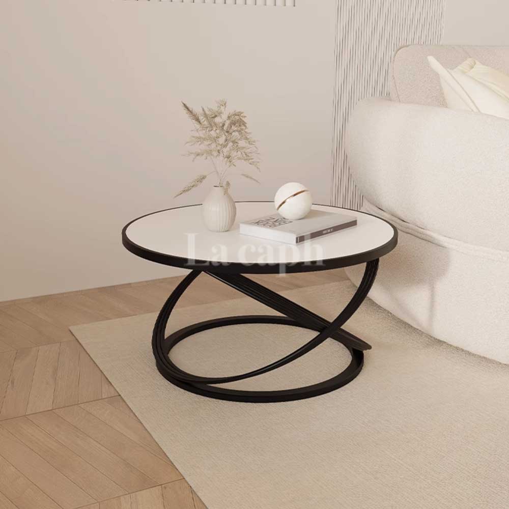 contemporary circular accent table (3colors)