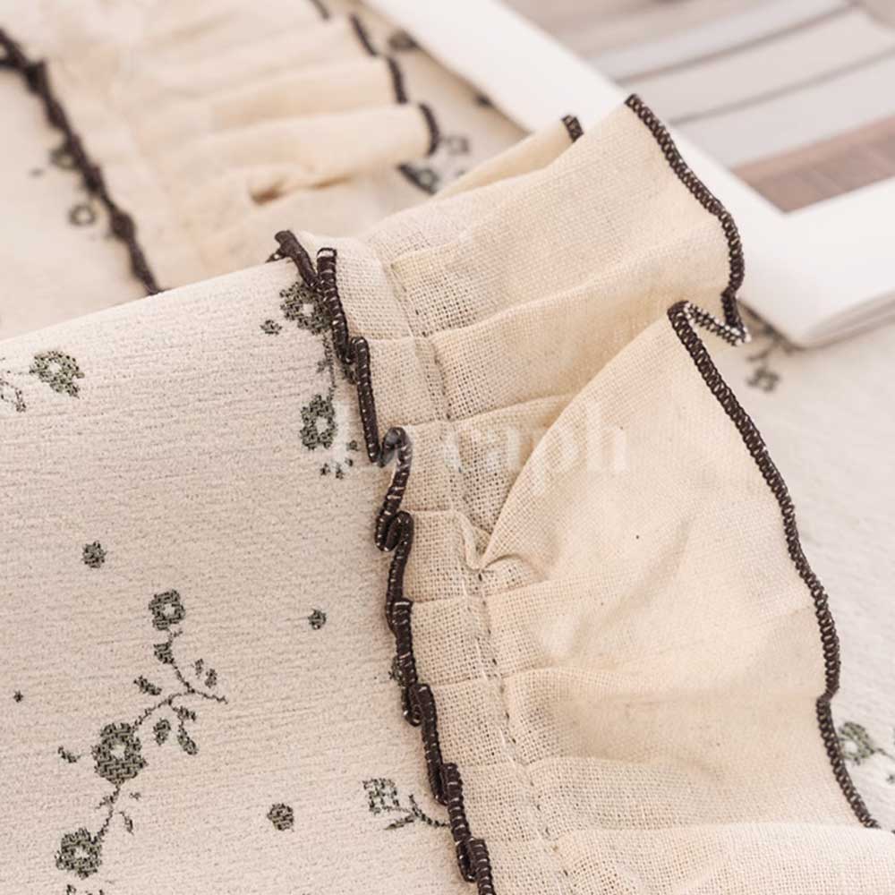 natural frill sofa cover (2designs)