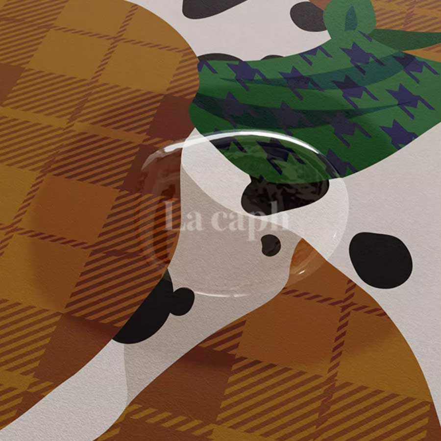 dalmatian checkered bath mat (2designs)