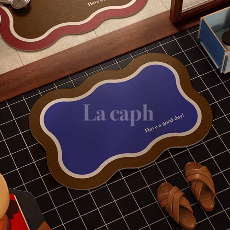 cloudy wave bath mat (10colors)