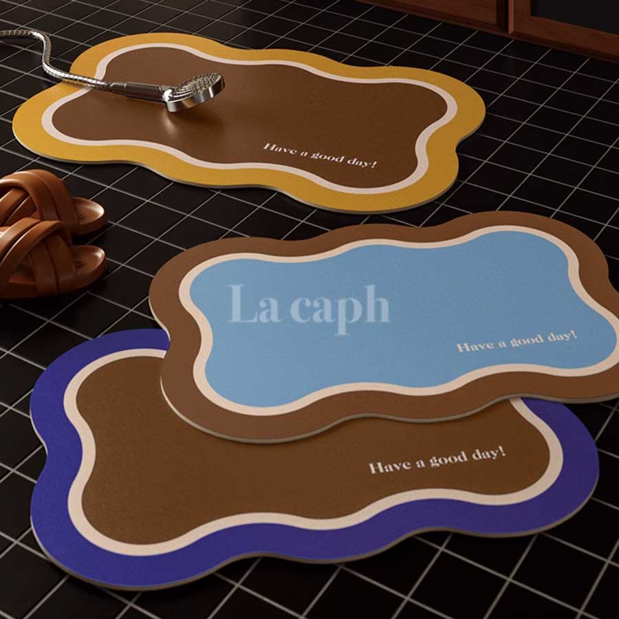 cloudy wave bath mat (10colors)