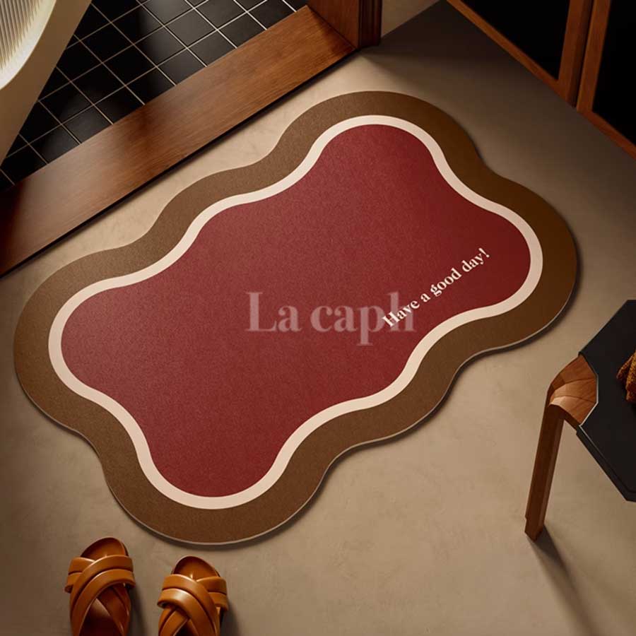 cloudy wave bath mat (10colors)