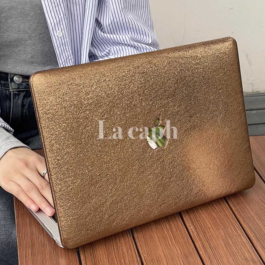 metallic leather Macbook case