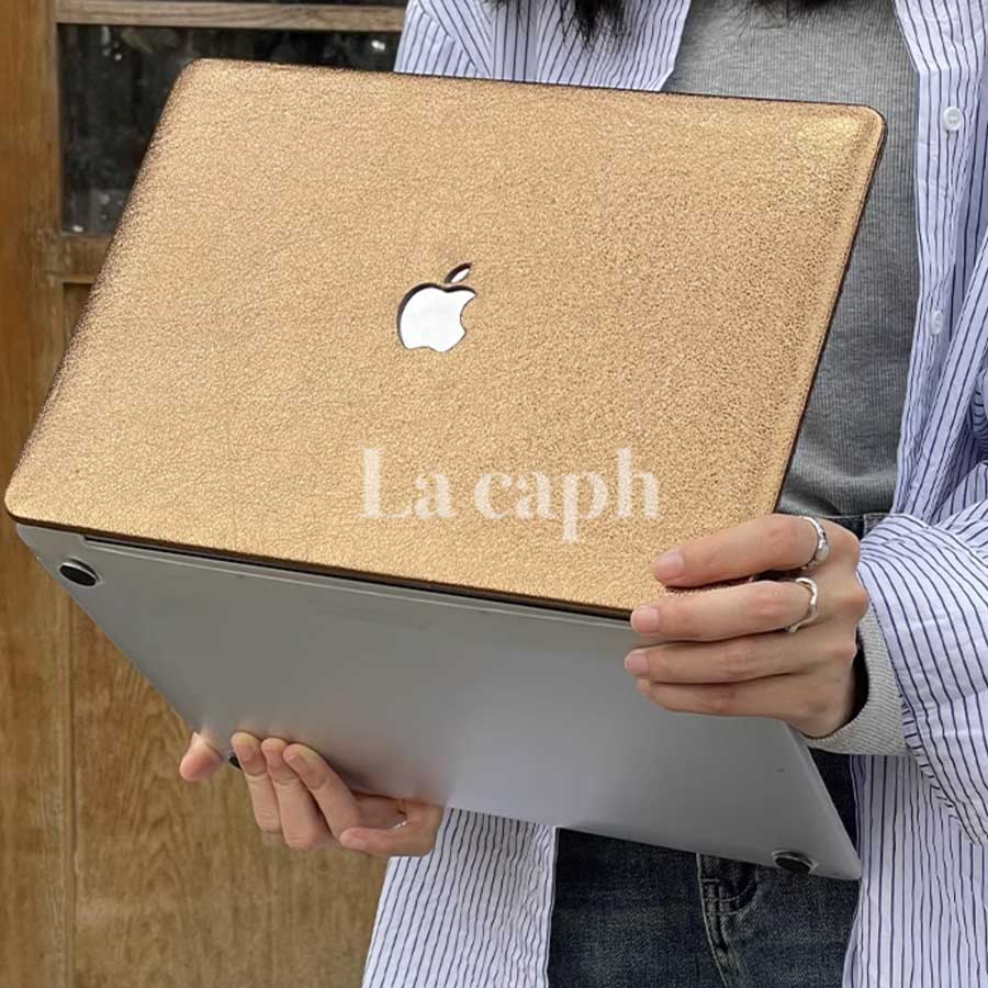 metallic leather Macbook case