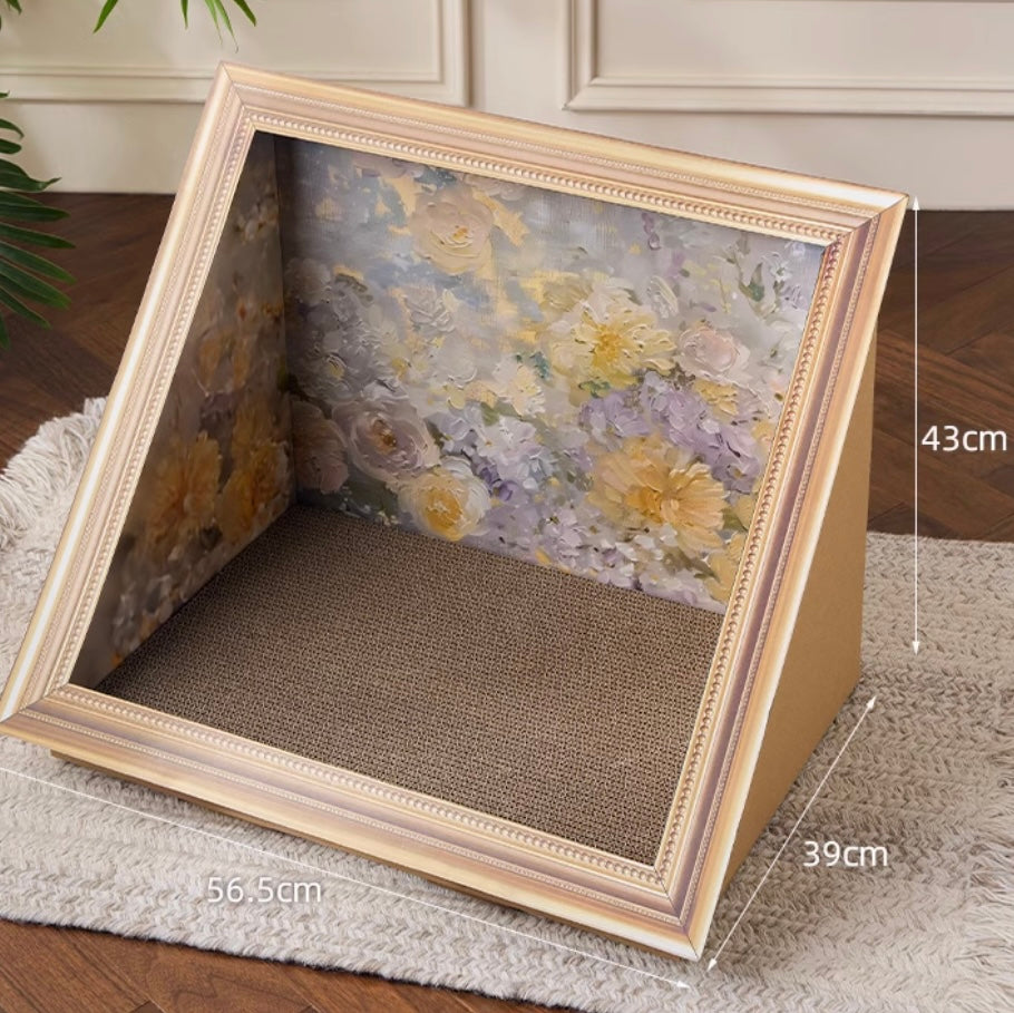 Oil painting design cat scratcher (2design)