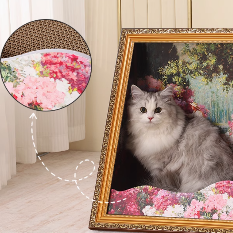 4d world art design cat scratcher (2design)