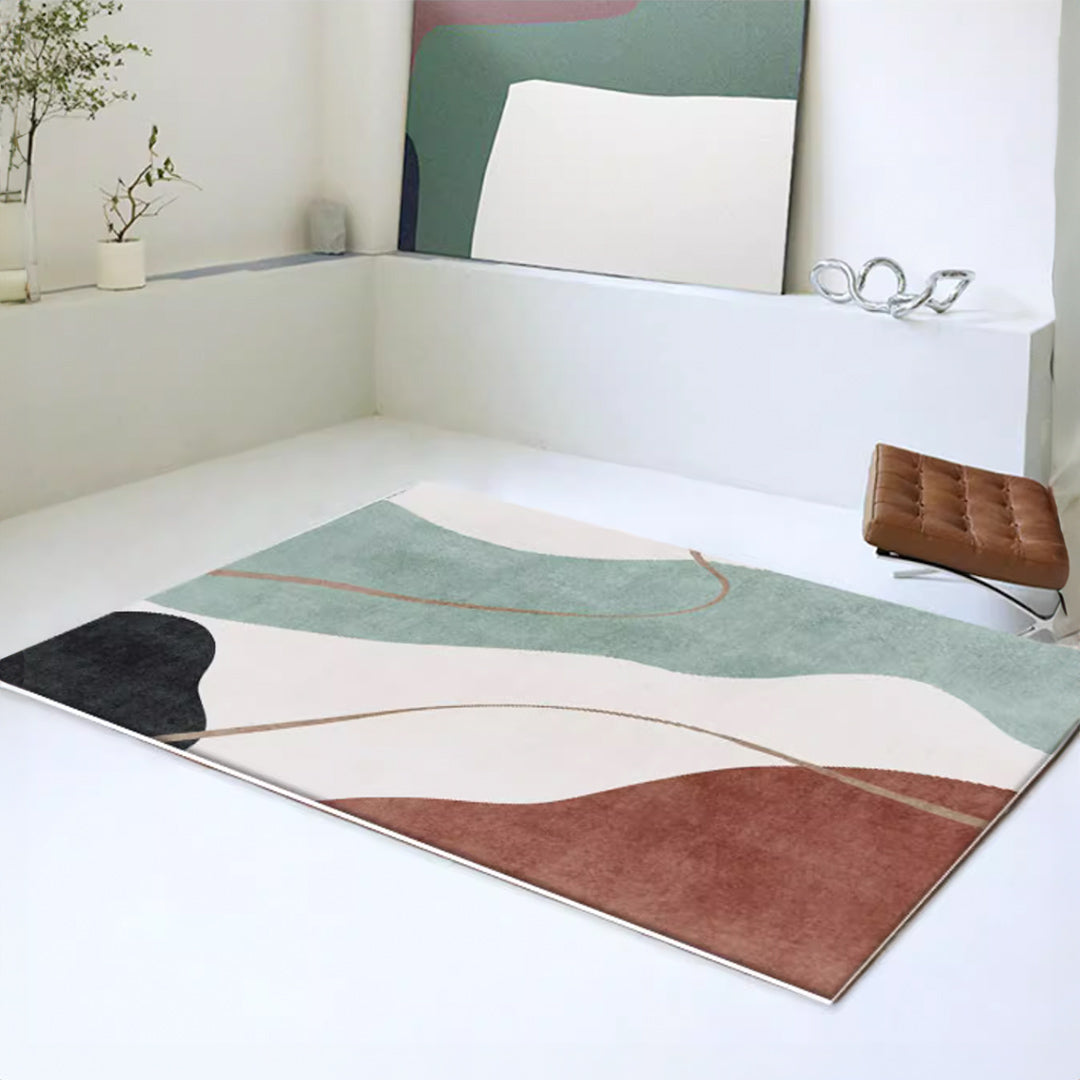 modern design square carpet