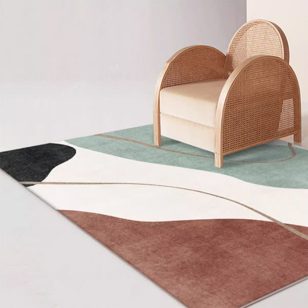 modern design square carpet