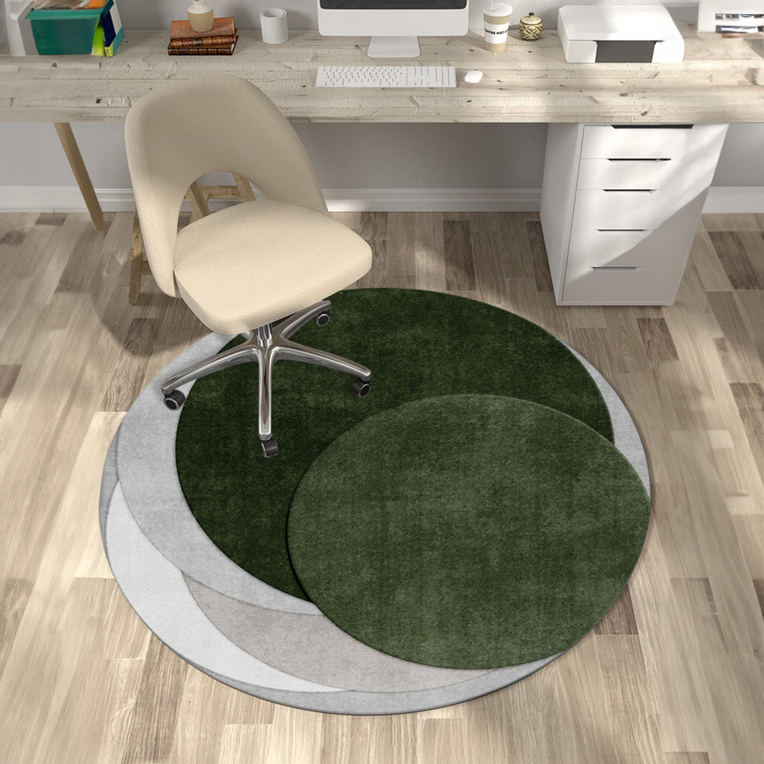 luxury mix color round mat(4colors)