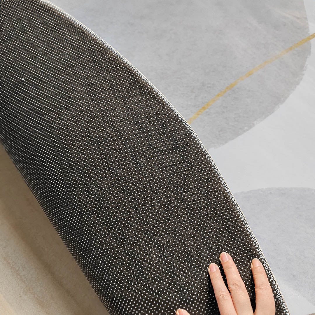 luxury nuance pattern round mat