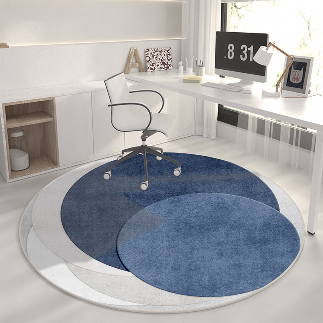luxury mix color round mat(4colors)