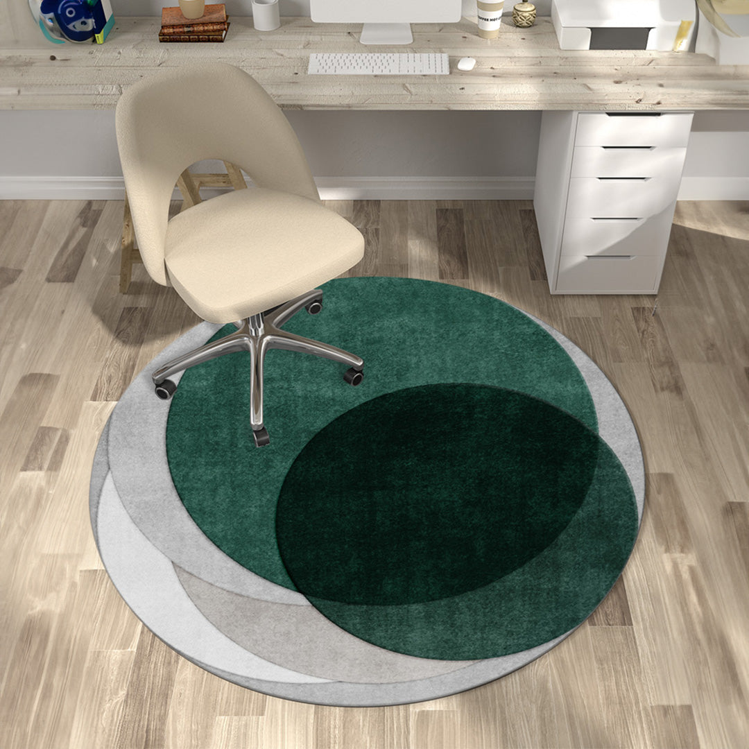 luxury mix color round mat(4colors)