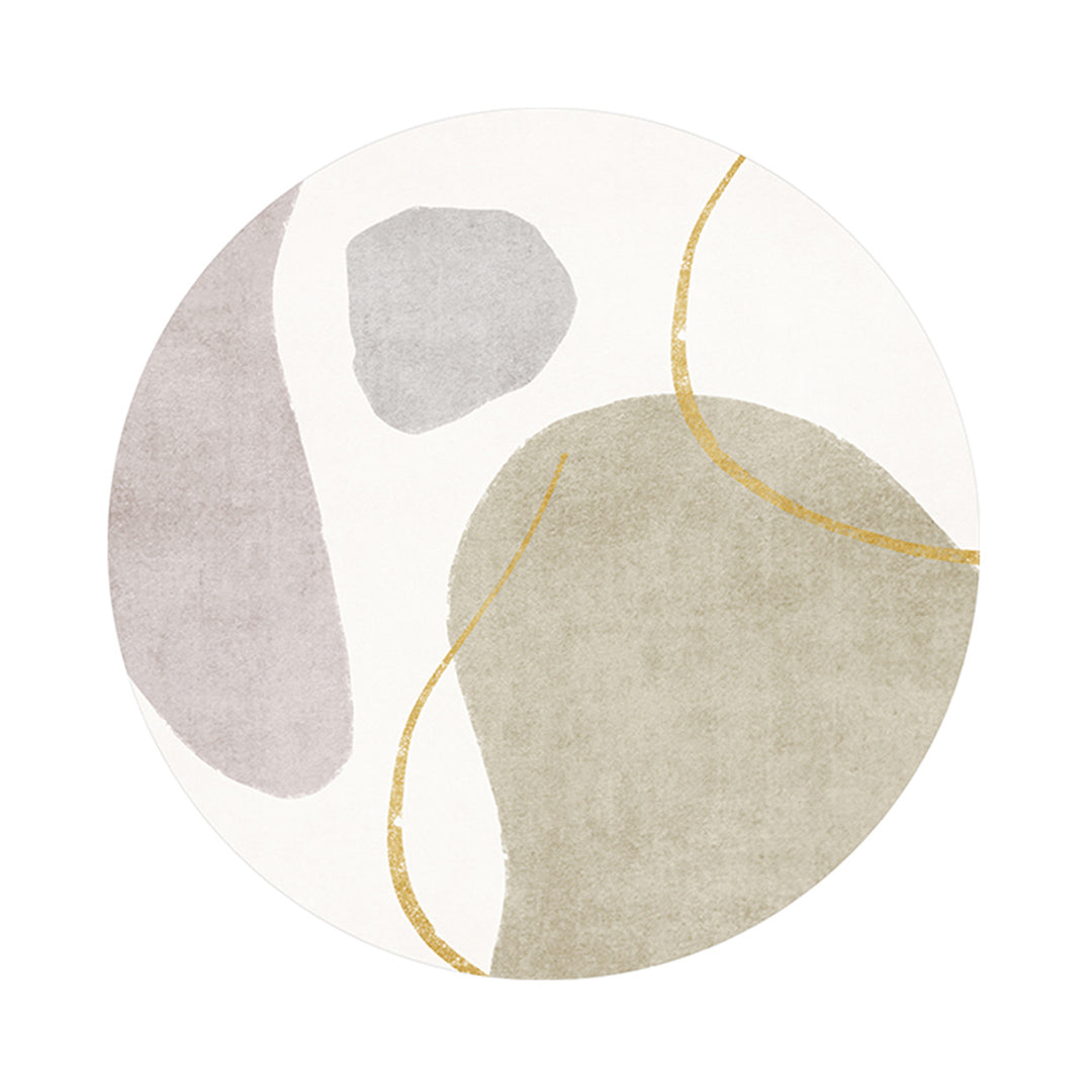 luxury nuance pattern round mat