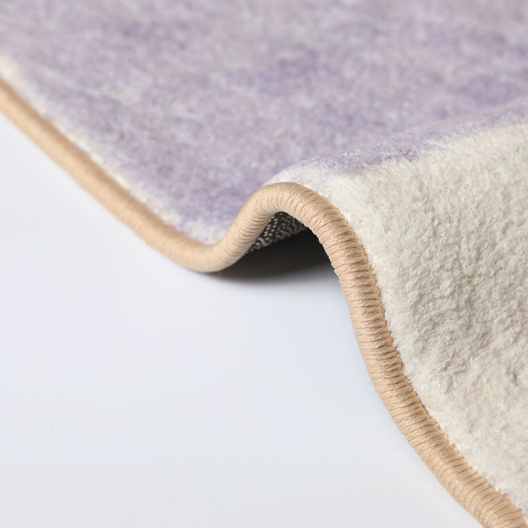 modern design purple pattern square carpet