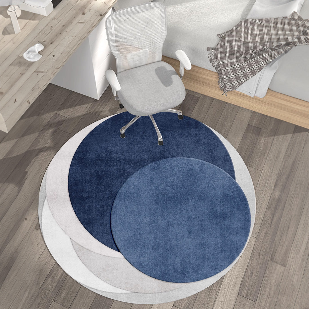 luxury mix color round mat(4colors)