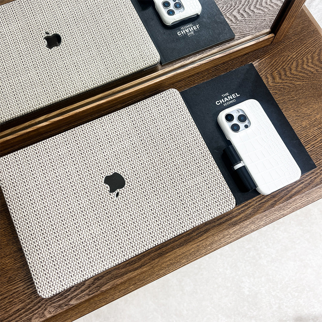 【即納】Natural Weave MacBook Case