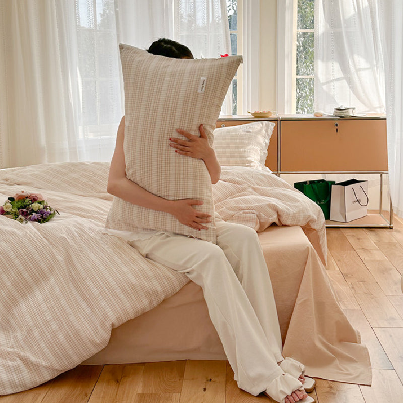 4color pastel color stripe bedlinen set