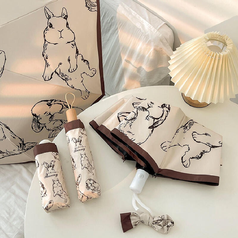 3type bunny pattern uv parasol