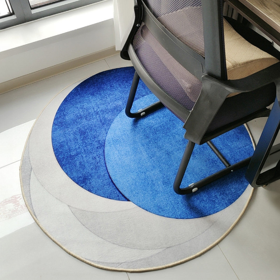 luxury mix color round mat(4colors)