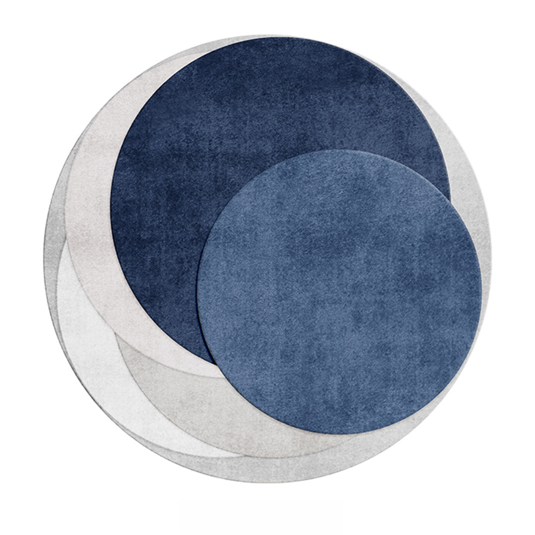 luxury mix color round mat(4colors)