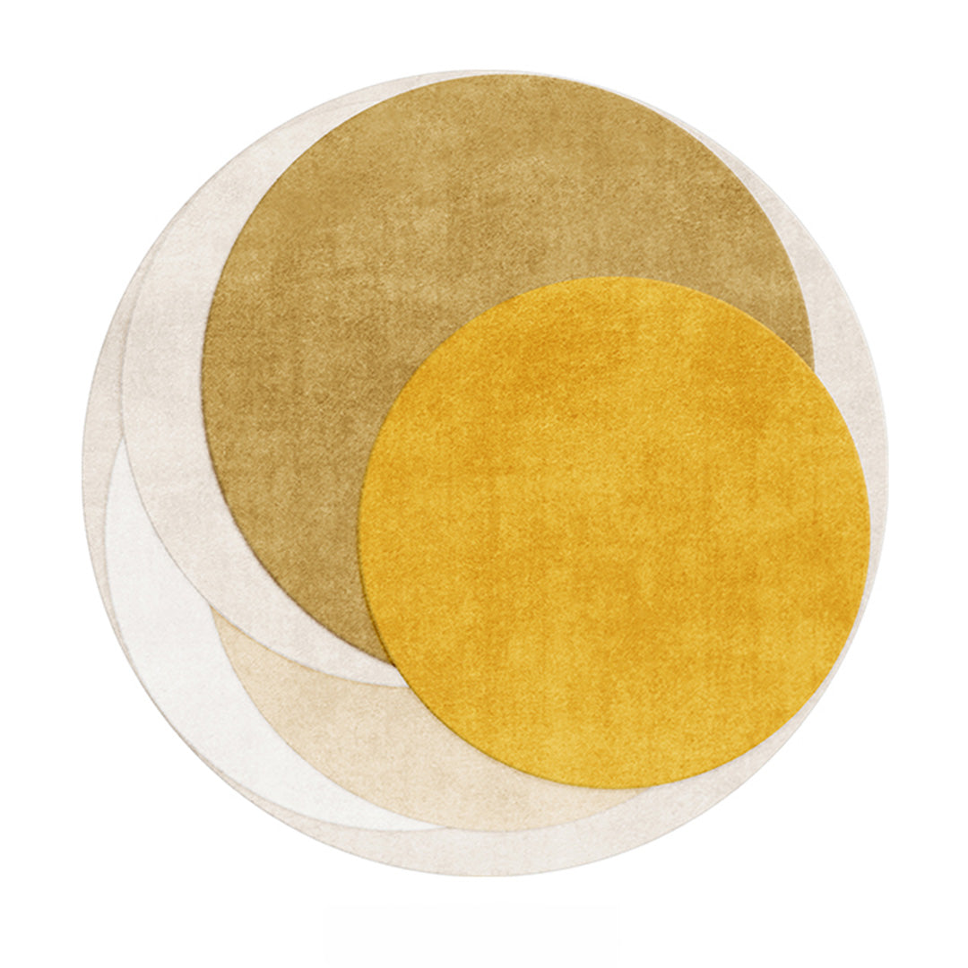 luxury mix color round mat(4colors)