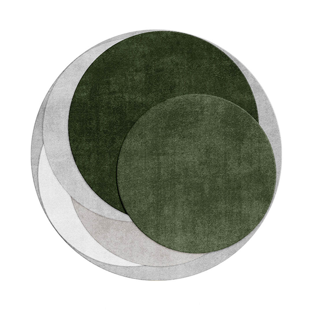 luxury mix color round mat(4colors)