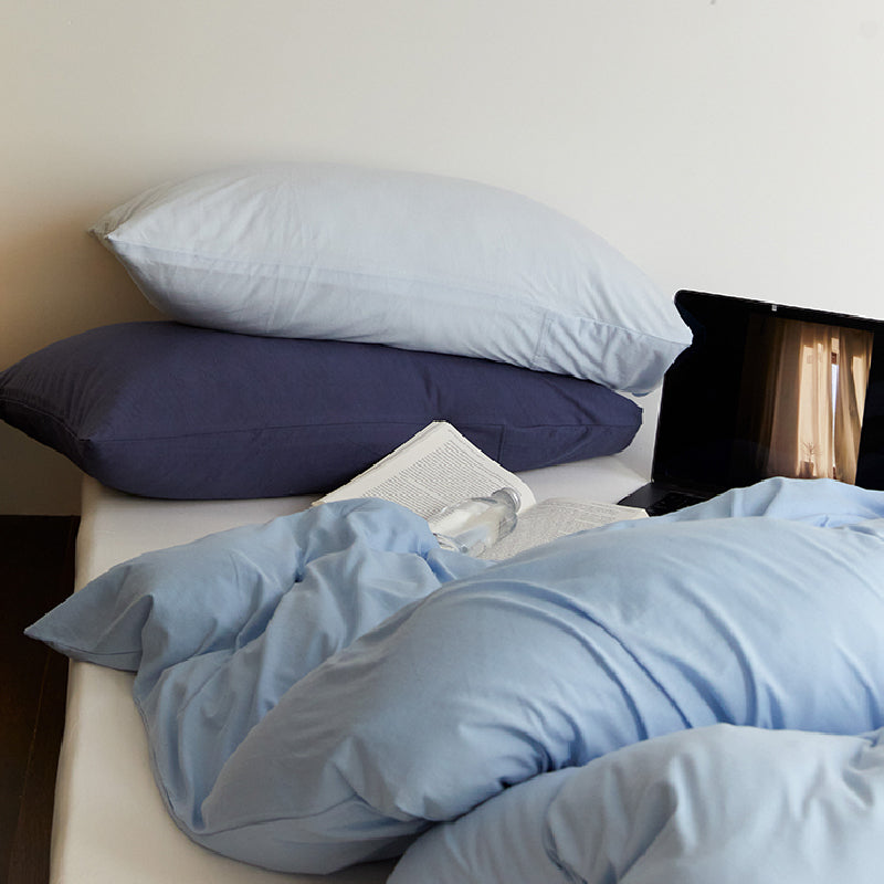 3design blue simple bedlinen set