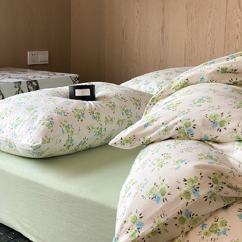 2design natural floral flower bedlinen set