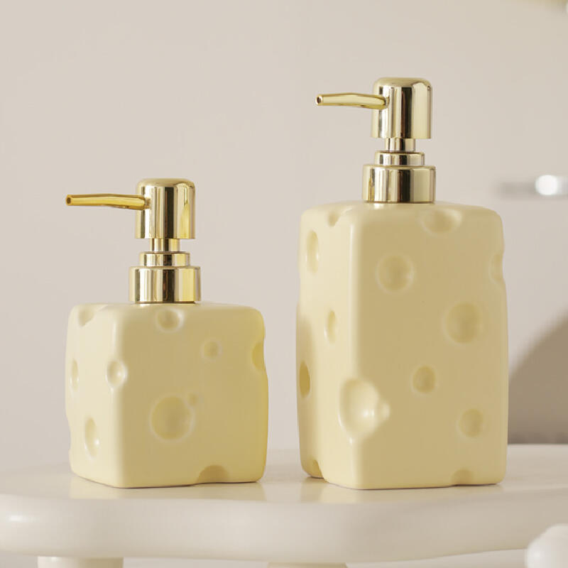5color cheese soap bottle